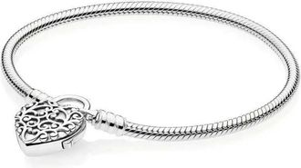 Pandora Moments Ketting Armband - Dames - Accessoires - Grijs - Maat: ONE Size