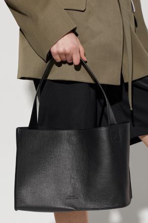 STUDIO NICHOLSON Shoulder Bag Medium Doublet, Unisex, Navy Blue