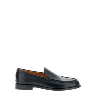 Tod's Black Leather Loafers