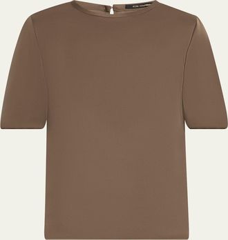 Kobi Halperin Maryl Crewneck Silk Blouse