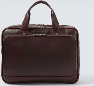 Brunello Cucinelli Ventiquattrore in pelle