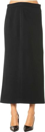 Liviana Conti Gonna con spacco - - Skirts - Donna - Nero - L