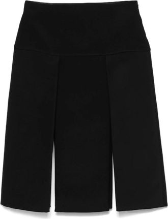 Khaite Zwarte Kidd Rok - Dames - Midirokken - Zwart - XS - Rokken