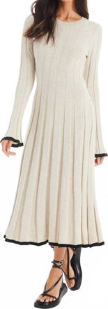 Allison New York Francesca Midi Dress In Natural