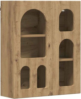 vidaXL Mueble Colgante Con Estante Roble Artesanal 59 X 20 X 71.5 Cm Vidaxl