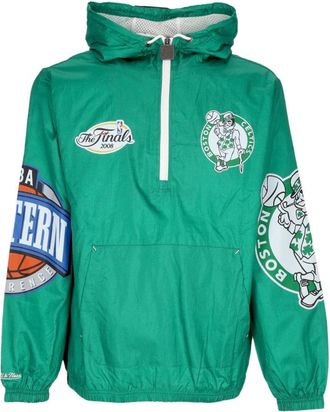 Mitchell & Ness Boston Celtics Windbreaker Jas - Heren - Fitness - Groen - S - Nylon - Fitness