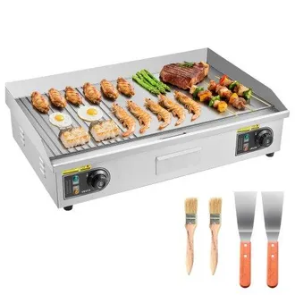 OEM Piastra Elettrica Per Cottura Commerciale 4400 W Temperatura