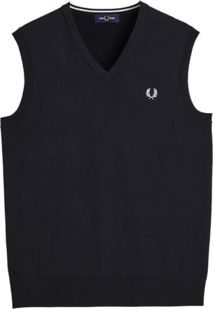 Fred Perry V-neck Truien - Heren - V-hals truien - Zwart - S - Truien & Vesten