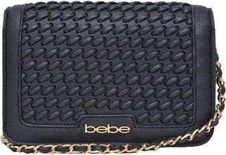Bebe Katriel Woven Crossbody Bag in Black at Nordstrom Rack