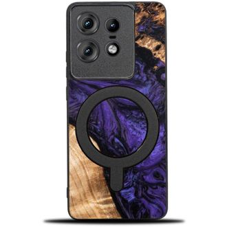 OEM Funda Bewood Unique Para Motorola Edge 50 Pro - Violeta Con Magsafe