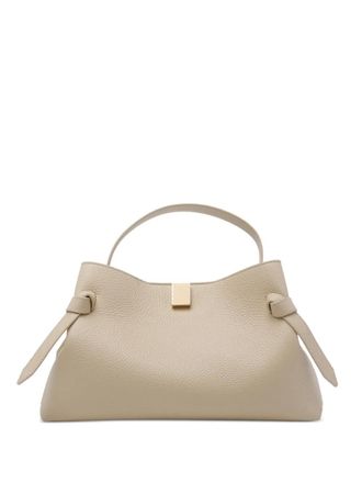 Yuzefi Gyoza leren shopper - Beige