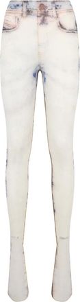 Diesel Leggings estampados P-Koll - Jeans - Mujer - Blanco - S