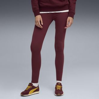 Puma Leggings ESS Metallizzato da donna, Abbigliamento, Rosso, 3XL