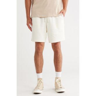 PacSun Coconut Milk Fleece Volley Shorts at Nordstrom, Size X-Large