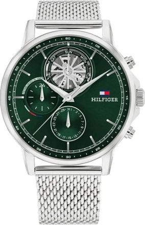 Tommy Hilfiger Accessoires, Heren, Grijs, ONE Size, Stewart Horloge