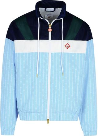 Casablanca Track Blue Acrylic Jacket