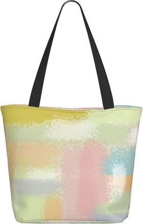 AOOEDM Abstract Art Orange And Gray Ladies Shopping Bag 13x11x7in.The Perfect ValentineS Day Gift.It Is The Best ValentineS Day Gift For Mom, Daughter, Wife,