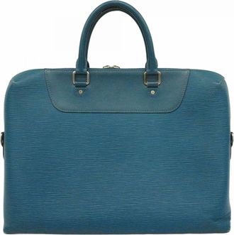 Louis Vuitton Blue Briefcase (Pre-Owned)