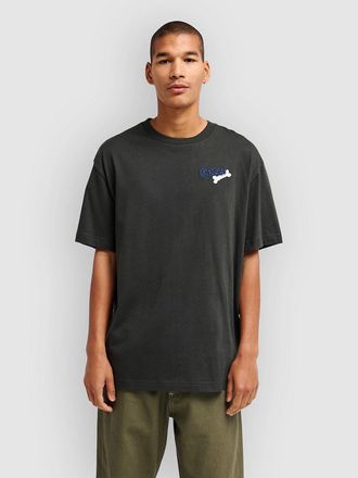 Rvca Dalas Tiger Palm T-Shirt schwarz