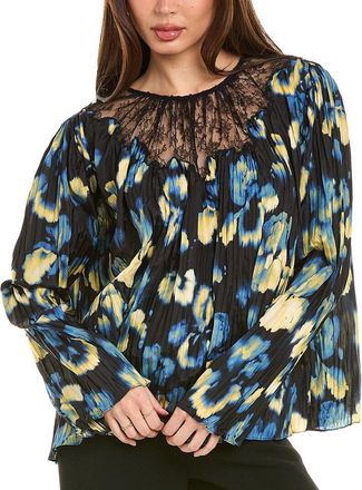 Jason Wu Pleated Silk Blouse