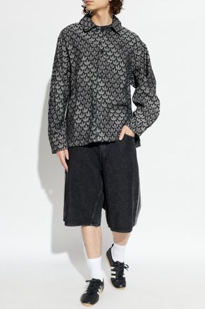 adidas Denim Shorts, Mens, Black