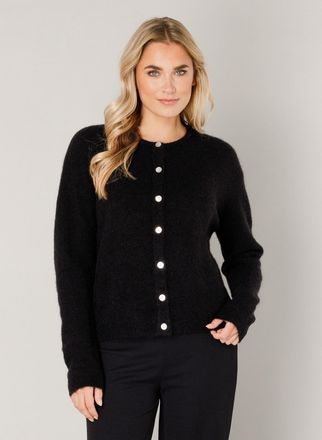 Base Level Cardigan »Yuli« mit Woll-Anteil und Knopfleiste
