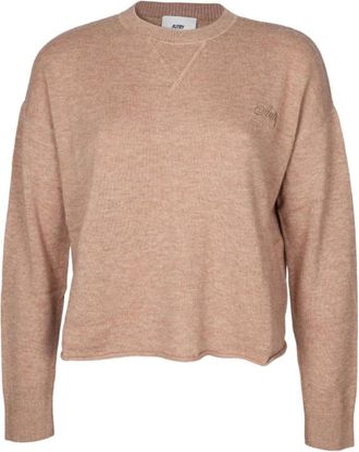 Autry Maglione girocollo - - Knitwear - Donna - Beige - L