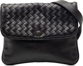 Bottega Veneta Pre-owned Bottega Veneta Intrecciato Trimmed Nappa Crossbody Unisex J9K216ORHTUIRF3Q
