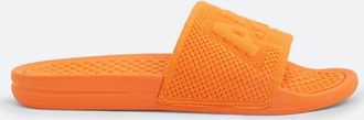 Athletic Propulsion Labs Womens Big Logo Techloom Slide Sandal In Orange