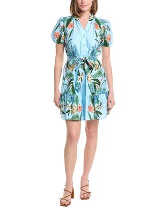 Julia Jordan Poplin Mini Shirtdress