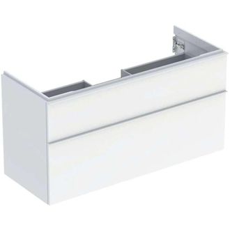 Keramag Keramag - Geberit Icon Mueble Bajo Lavabo, 2 Cajones, 118,4x61,5x47,6 Cm