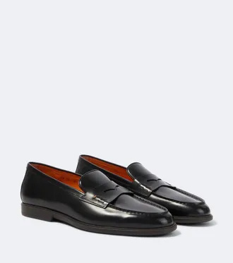 Santoni Mocasines penny Milo de piel