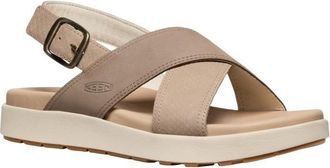 Keen Elle Luxe Cross Strap Sandalen für Damen | beige