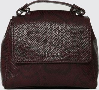 Orciani Mini borsa a mano Sveva in pelle di vitello con stampa pitone