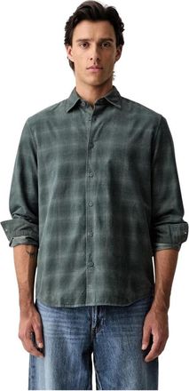 Marc O'Polo Overhemden, Heren, Groen, XL, Casual Shirts