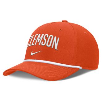 Nike Clemson Primetime Rise Campus Nike Mens College Adjustable Hat in Orange | NC9689MCLN-SJM