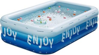 OEM Piscina Hinchable Para Exteriores Accesorios De Juego Estables Con Tubos Rectangulares Para Playa, Jard&iacute;n Y Exteriores, 150 Cm