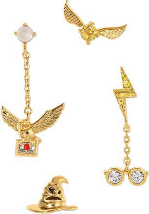 Girls Crew x Harry Potter Back to Hogwarts Earrings Set in Gold at Nordstrom