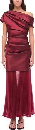SIMKHAI Simkhai Ammalie Combo Midi Dress