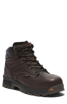 Timberland TiTAN EV 6 Waterproof Composite Toe Work Boot in Brown at Nordstrom, Size 8.5