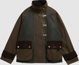 Barbour Veste Hazelwood Wax Beech Fern Mixed Tartan