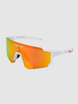 Santa Cruz Strip Racer White Orange Occhiali da Sole bianco