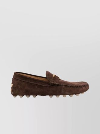 Tod's leather gommino loafers