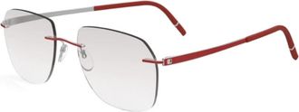 Silhouette Momentum 5529/Hr Brillenmontuur - unisex - Zonnebrillen - Rood - 56 MM - Accessoires
