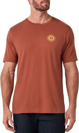 Travis Mathew Sunbaker Cotton Graphic T-Shirt in Maple at Nordstrom, Size Xx-Large