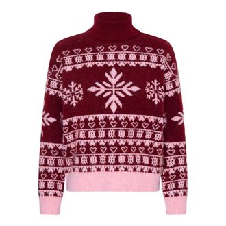 Kaffe Maglione Natalizio - 1000 - - Knitwear - Donna - Multicolore - S