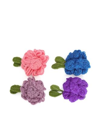 Amir Slama floral-motif brooch - Pink