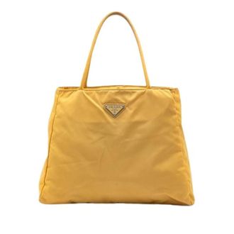 Prada Pre-owned Nylon Tote - Dames - Vintage Shopper - Geel - ONE Size - Nylon - Vintage