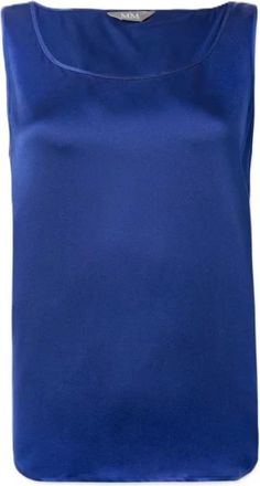 Max Mara Mujer, Camisetas, Azul, Talla: M