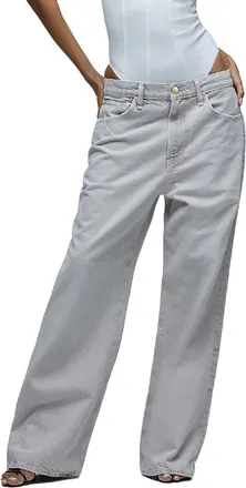 Hudson Hudson Jeans Low And Loose Stone Grey Loos Leg Jean